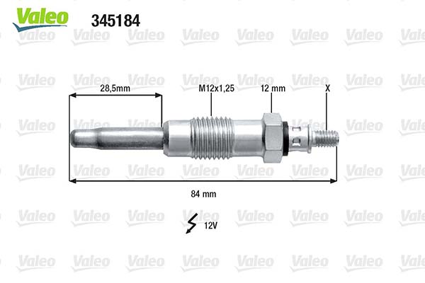 VALEO Izzítógyertya 345184_VALEO